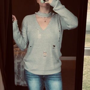 Choker sweater